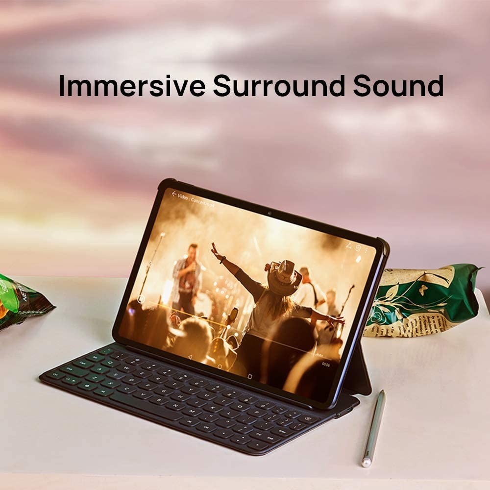 HUAWEI Huawei MatePad Refresh - 10.4 inch 2K FullView Tablet - Kirin 810, 4 GB RAM, 64 GB ROM, 7250 mAh, Quad Speaker, EMUI 10.1 (Based on Android 10.0), Wi-Fi, Gray