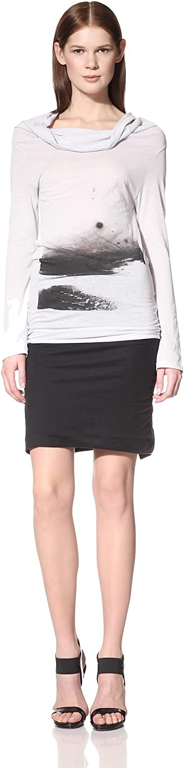 Ann Demeulemeester Women's Fin Top, Grey, 36 FR